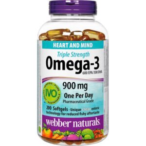 維柏健 三倍強效 Omega-3 (900 毫克 EPA / DHA) 200粒超值加量裝