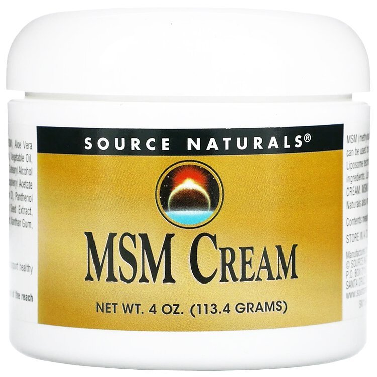 美國Source Naturals. MSM霜 4盎司 (113.4克)